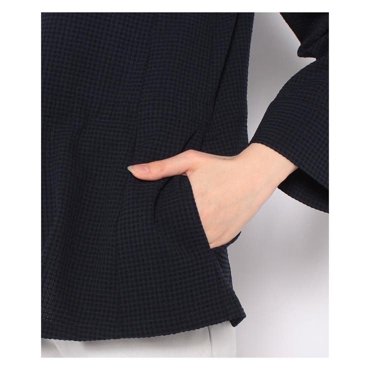 ジッパーノーカラージャケット | Leilian PLUS HOUSE | 詳細画像4