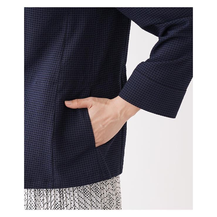 ジッパーノーカラージャケット | Leilian PLUS HOUSE | 詳細画像29