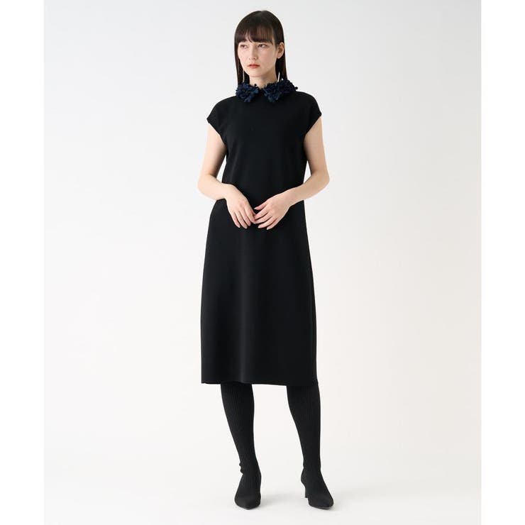 ペタルモチーフニットワンピース[品番：LAVW0016353]｜LANVIN 