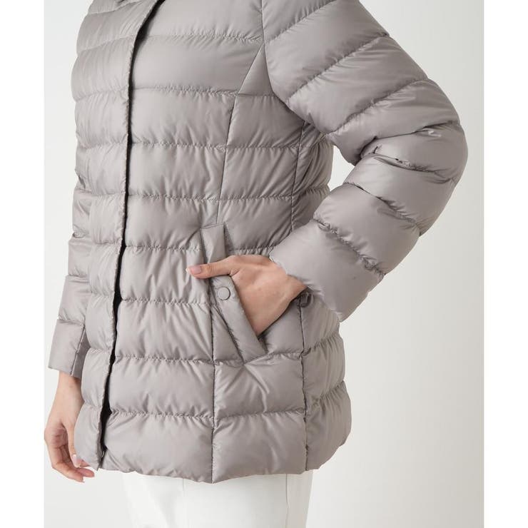 ショールカラーダウンコート[品番：LAVW0019247]｜Leilian PLUS