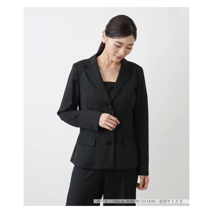 ブラック | バックペプラムブレザー | Leilian