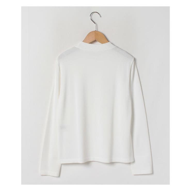 レース切替えニットプルオーバー | Leilian | 詳細画像1