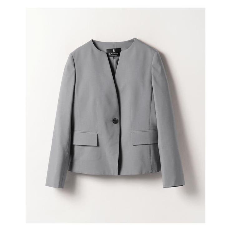 大割引 ノーカラージャケット[品番：LAVW0008706]｜LANVIN COLLECTION ジャケット・アウター