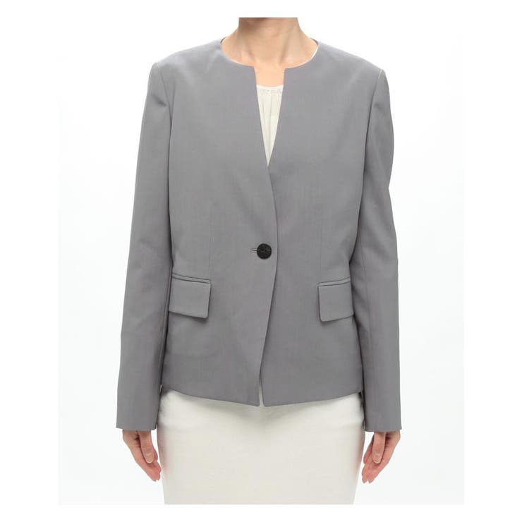 ノーカラージャケット[品番：LAVW0008706]｜LANVIN COLLECTION