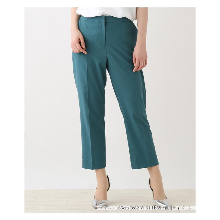 クロップドスリムカラーパンツ | Leilian PLUS HOUSE | 詳細画像19