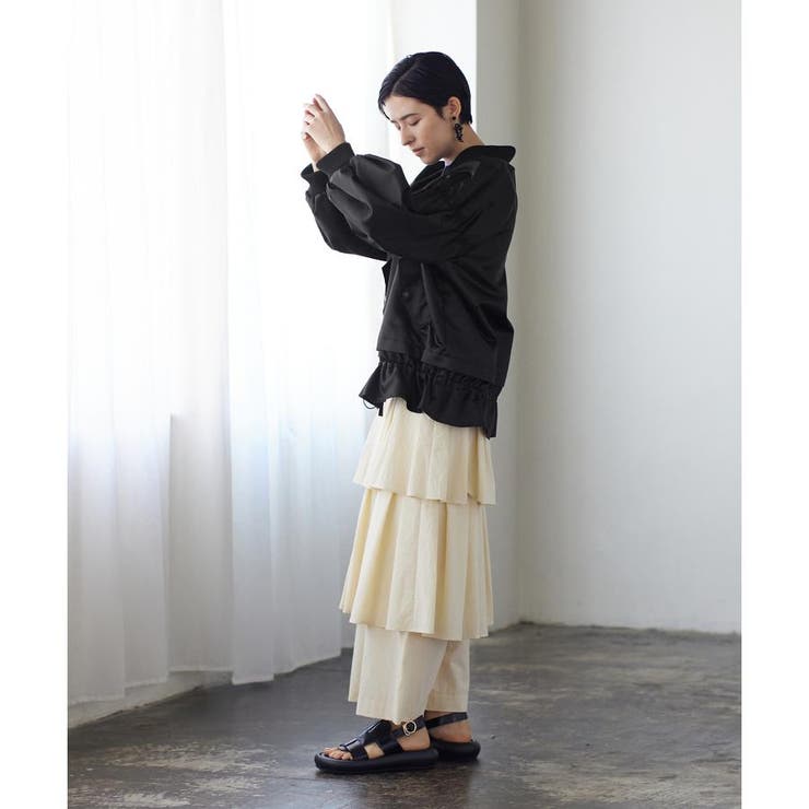 撥水ナイロンMA－1ブルゾン[品番：LAVW0008213]｜LANVIN en Bleu