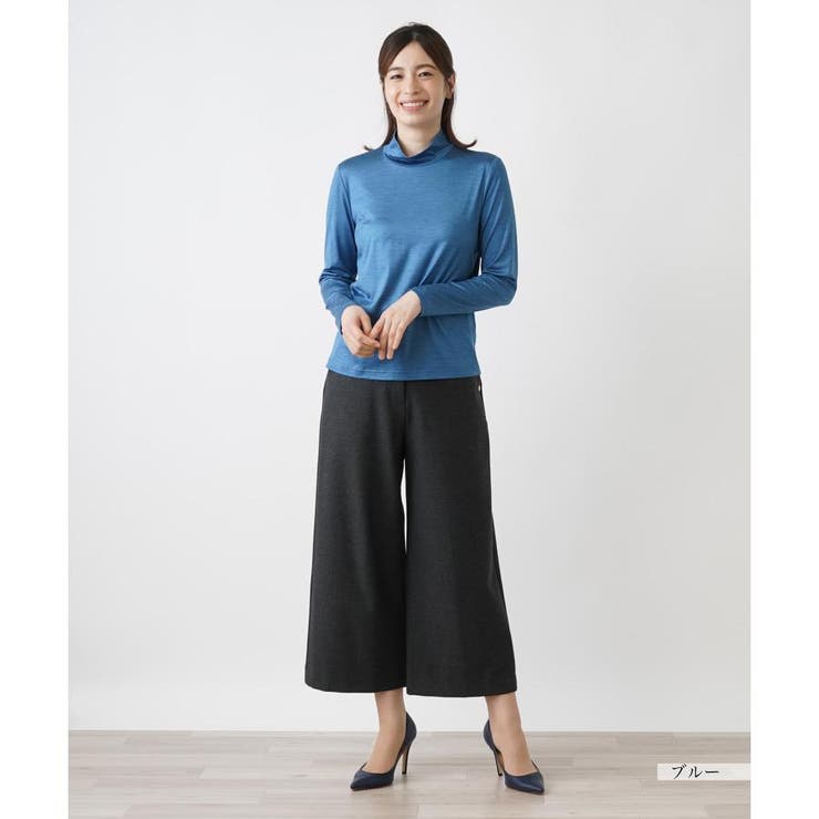 シルクハイネックカットソー[品番：LAVW0017401]｜Leilian