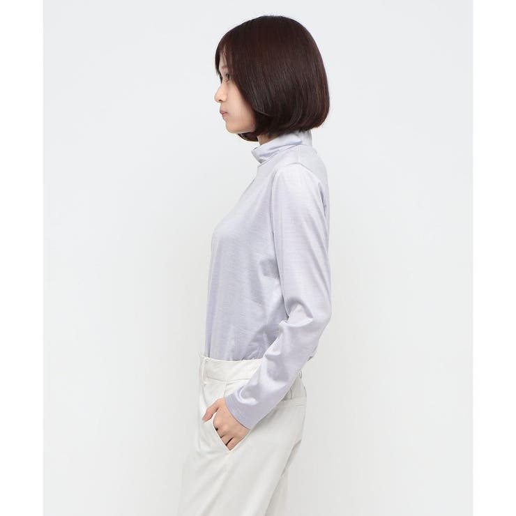 シルクハイネックカットソー[品番：LAVW0017401]｜Leilian