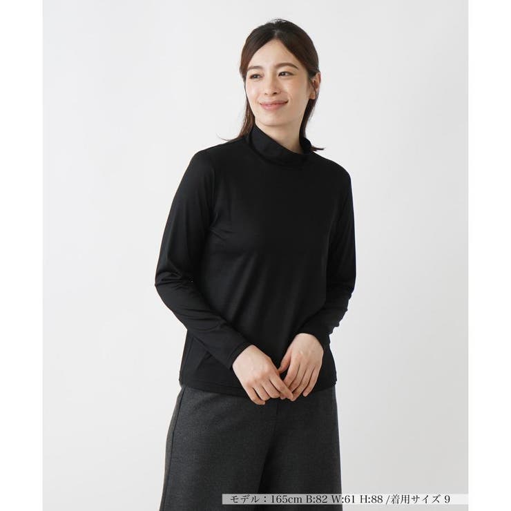 シルクハイネックカットソー[品番：LAVW0017401]｜Leilian