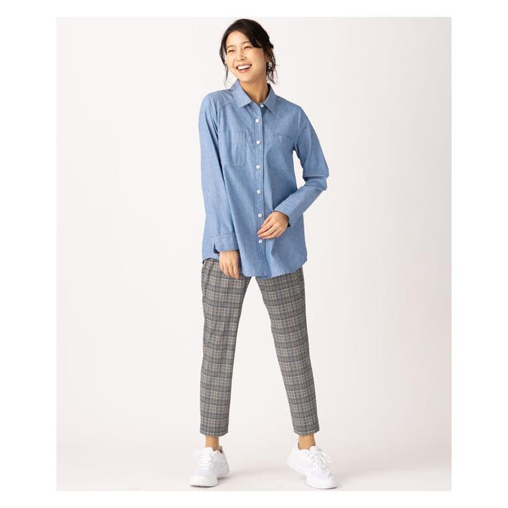 ロング丈ダンガリーシャツ | Leilian | 詳細画像3