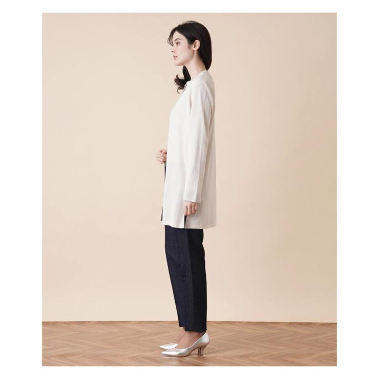 ラメロングトッパーカーディガン[品番：LAVW0007636]｜Leilian