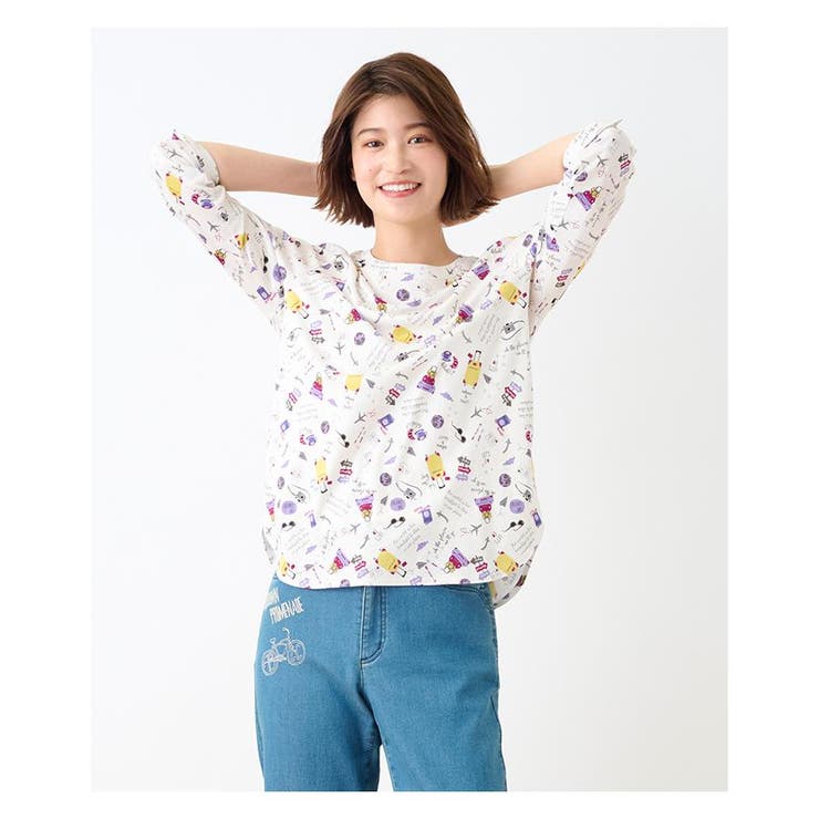 トラベルTシャツ[品番：LAVW0004755]｜CARA O CRUZ（キャラオクルス）のレディース ファッション通販｜SHOPLIST（ショップリスト）