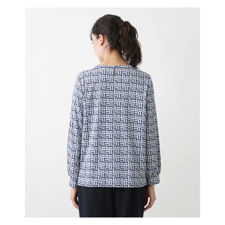 E15◇美品 レリアン Leilian プラスハウス 大きいサイズ 11 L XL 前後 