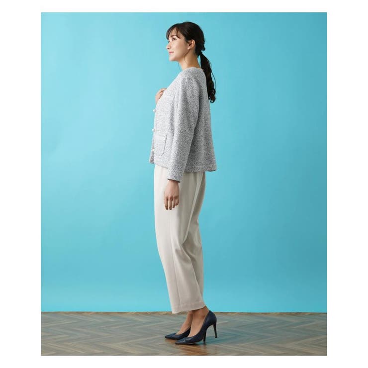 ノーカラージャケット | Leilian PLUS HOUSE | 詳細画像17