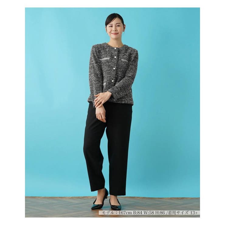 ノーカラージャケット | Leilian PLUS HOUSE | 詳細画像3