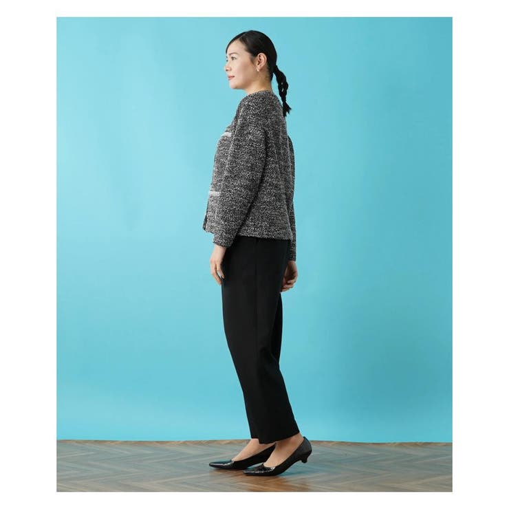 ノーカラージャケット | Leilian PLUS HOUSE | 詳細画像4