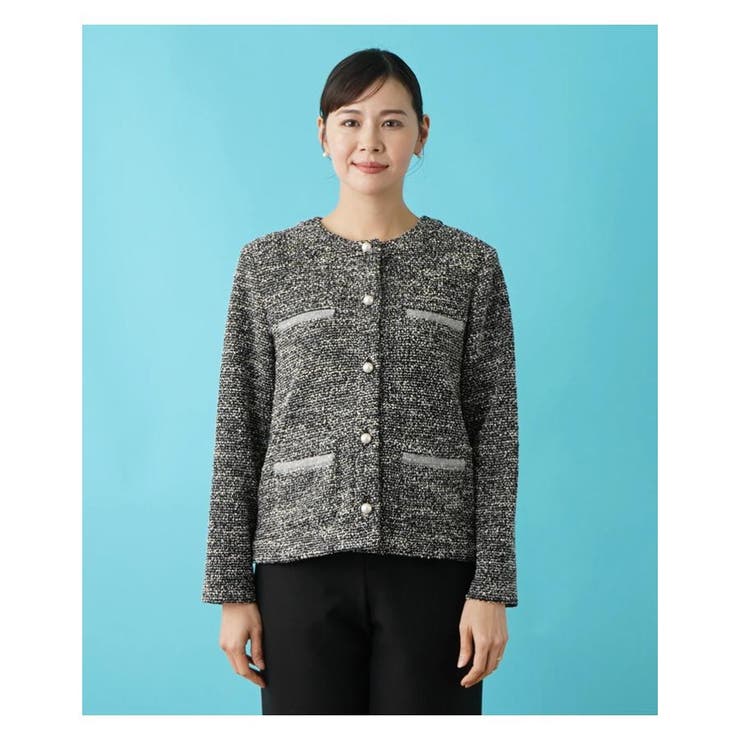 ノーカラージャケット | Leilian PLUS HOUSE | 詳細画像6