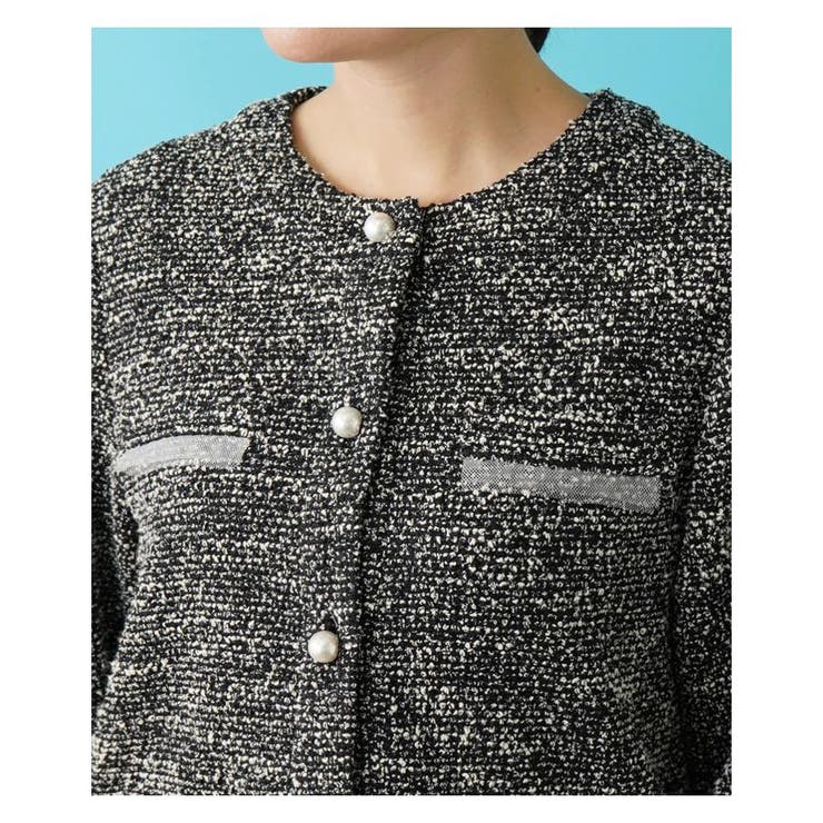 ノーカラージャケット | Leilian PLUS HOUSE | 詳細画像9