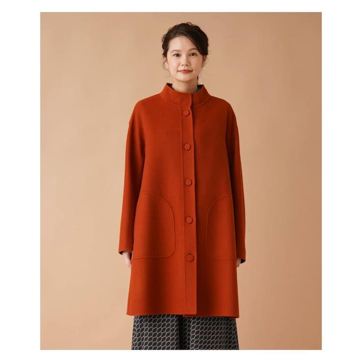 ブリックカラーコート[品番：LAVW0012253]｜Leilian（レリアン）の