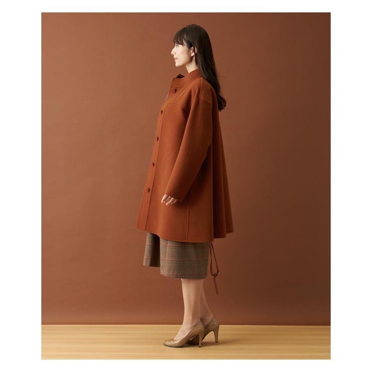 ブリックカラーコート[品番：LAVW0012253]｜Leilian（レリアン）の