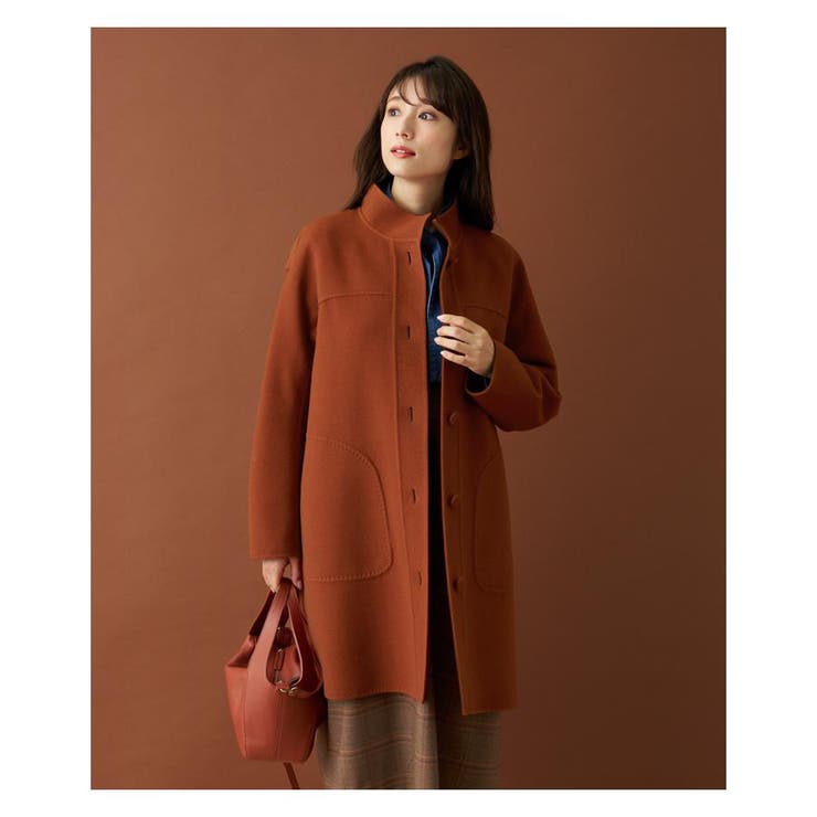 ブリックカラーコート[品番：LAVW0012253]｜Leilian（レリアン）の