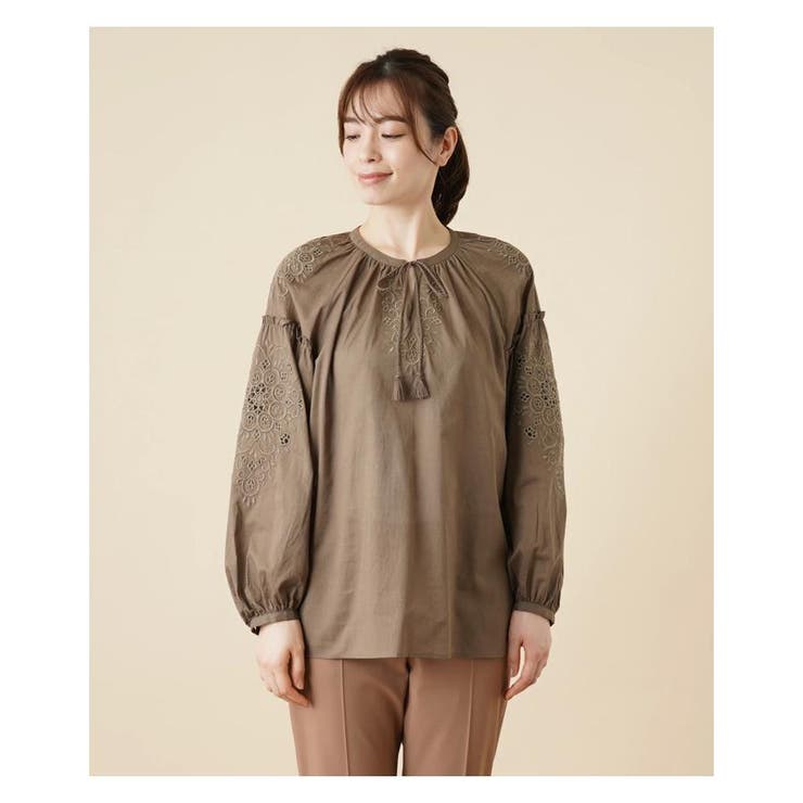 カットワーク刺繍ブラウス | Leilian | 詳細画像10 