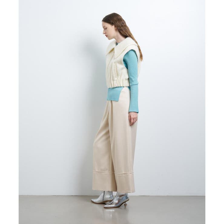 ✨試着のみ✨【JENNE】立体ティアードブルゾン ベージュ M 立体