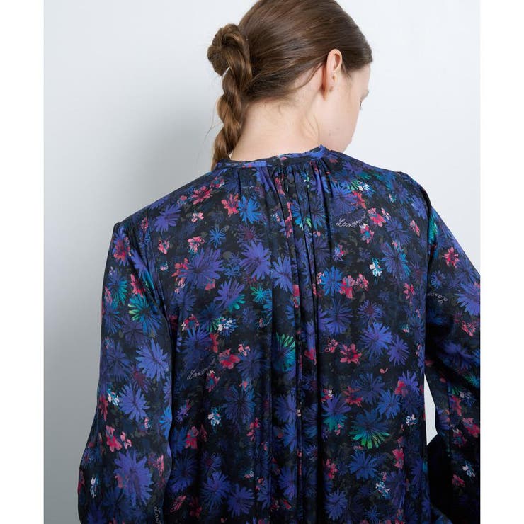 Luminous Flowerフラワープリントワンピース[品番：LAVW0017941]｜LANVIN en Bleu（ランバン オンブルー）のレディースファッション通販｜SHOPLIST（ショップリスト）