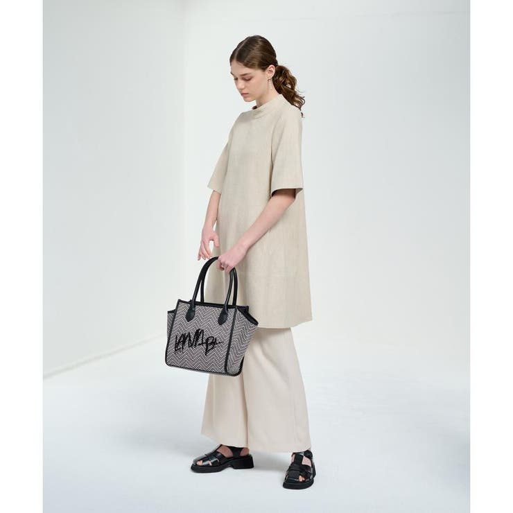 新品【LANVIN en Bleu】ランバン　オンブルー　ロープ刺繍サマーバッグ ロープ刺繍サマーバッグ[品番：LAVW0014693]｜LANVIN en Bleu