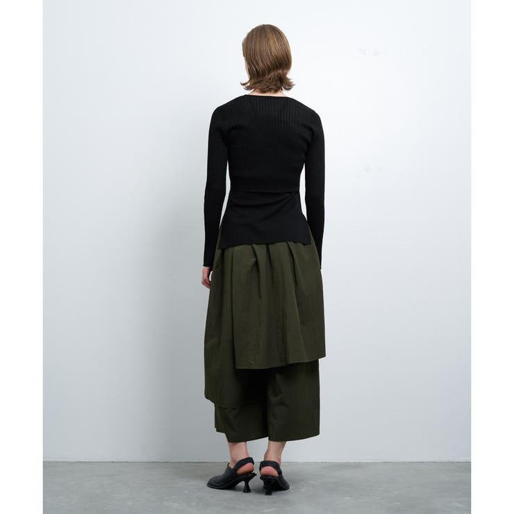 LANVIN en Bleu｜フロントリボンカーディガン | Rakuten Fashion