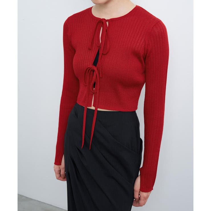 フロントリボンカーディガン[品番：LAVW0016028]｜LANVIN en