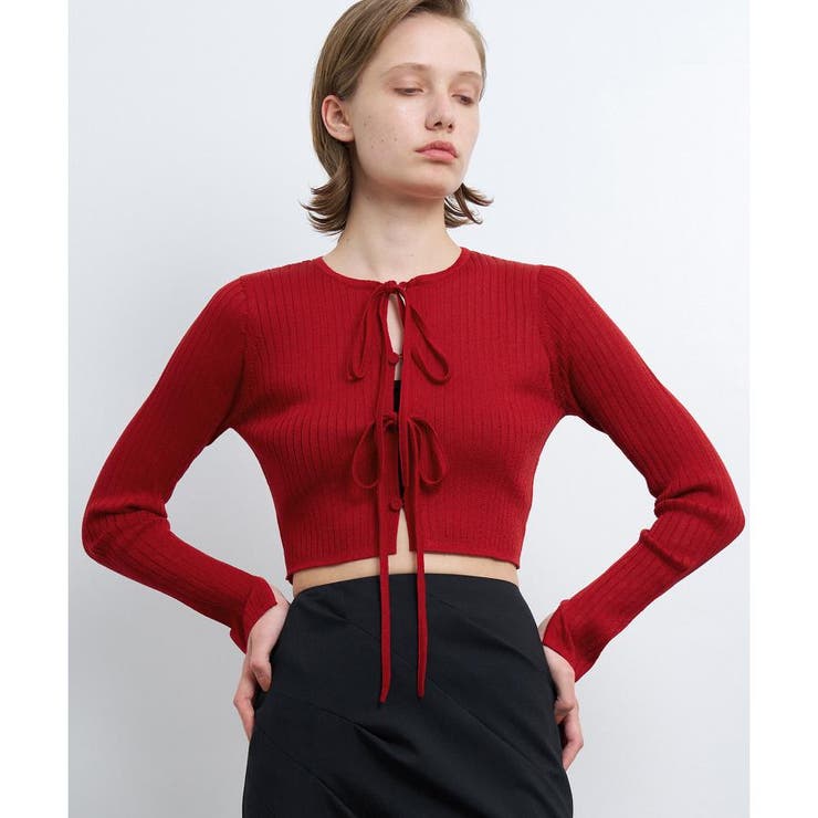 フロントリボンカーディガン[品番：LAVW0016028]｜LANVIN en