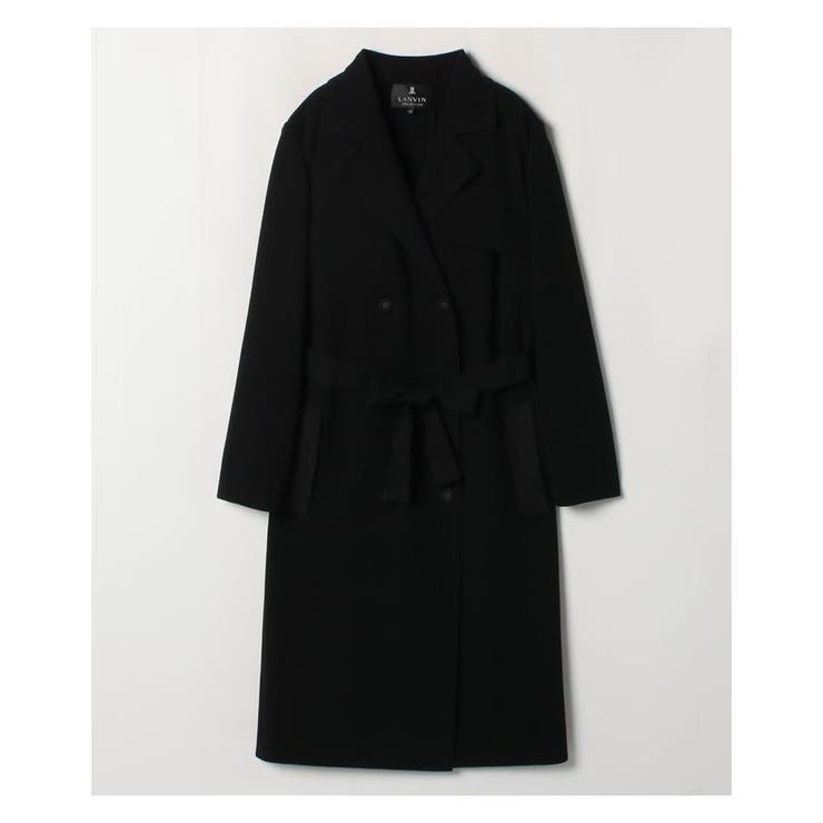 ベルト付きダブルロングコート[品番：LAVW0005159]｜LANVIN COLLECTION 