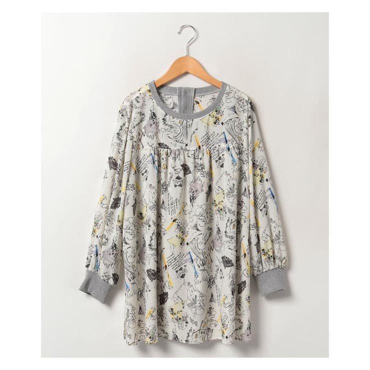 総柄ブラウス | Leilian PLUS HOUSE | 詳細画像16