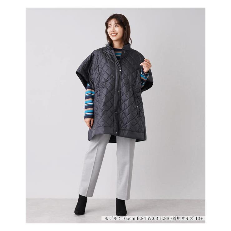 YOEL】2way quilting jacket チャコールグレー身幅77cm - ブルゾン