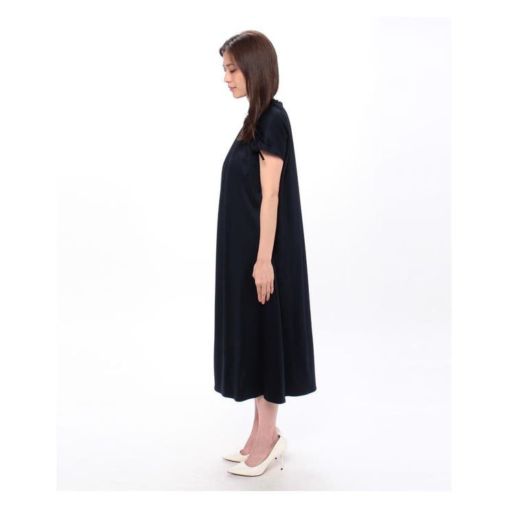シャーリングギャザーワンピース[品番：LAVW0009807]｜Leilian