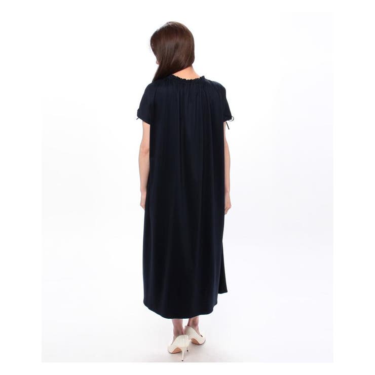 シャーリングギャザーワンピース[品番：LAVW0009807]｜Leilian