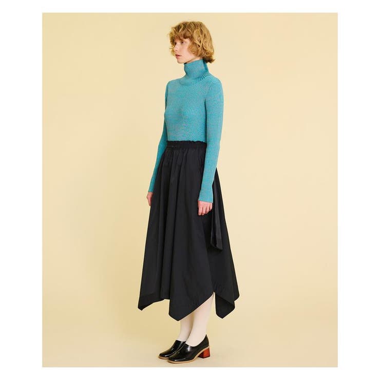 タフタスクエアヘムスカート[品番：LAVW0006058]｜LANVIN en