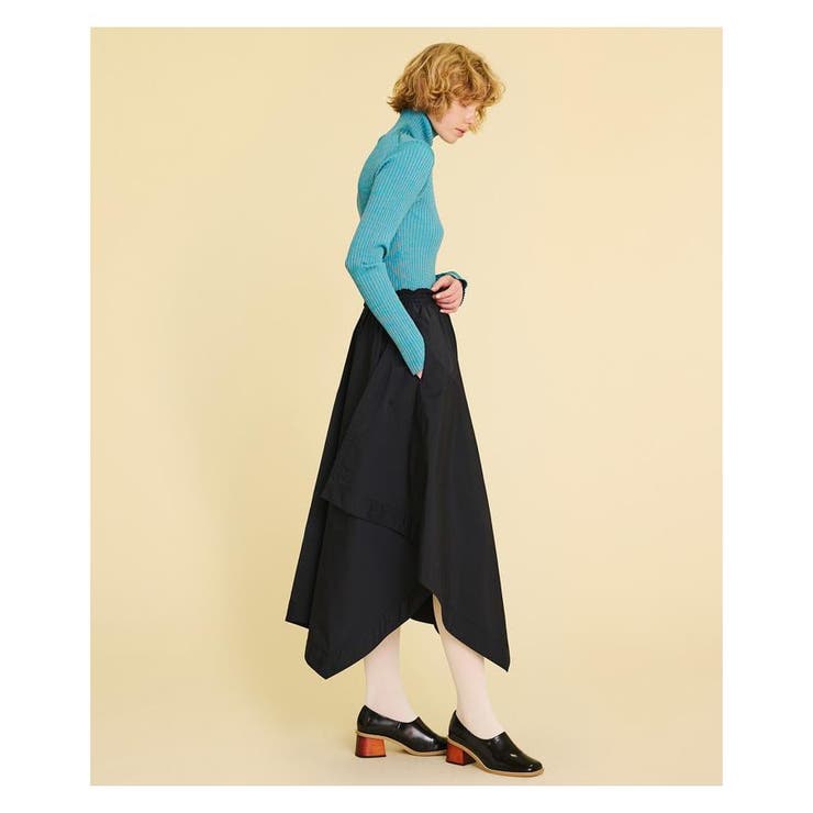 タフタスクエアヘムスカート[品番：LAVW0006058]｜LANVIN en