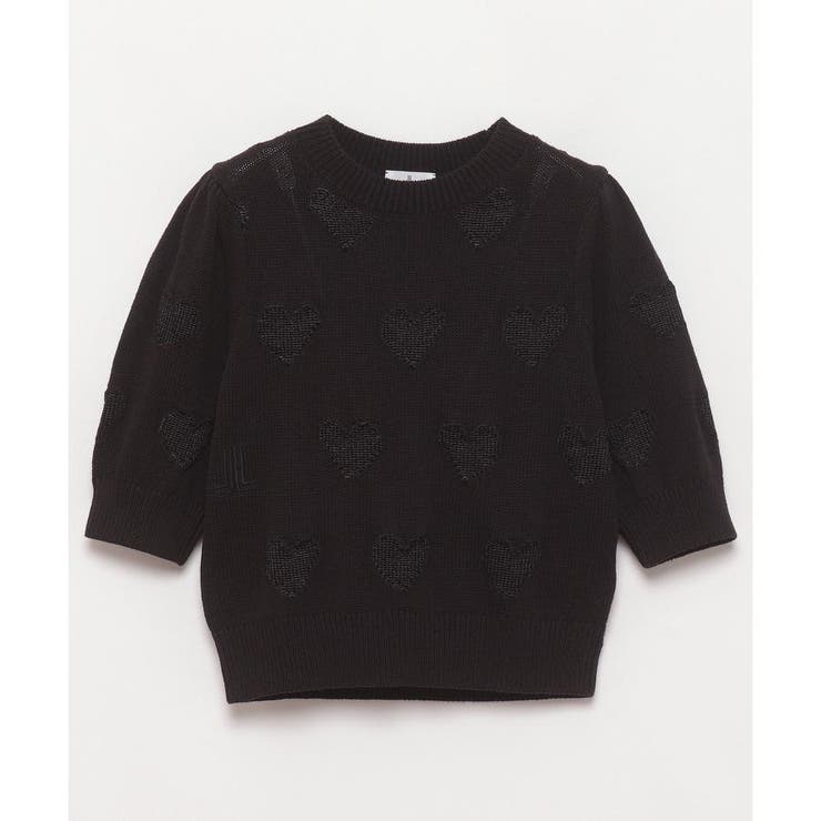 ハートパターンインターシャニット[品番：LAVW0016845]｜LANVIN en