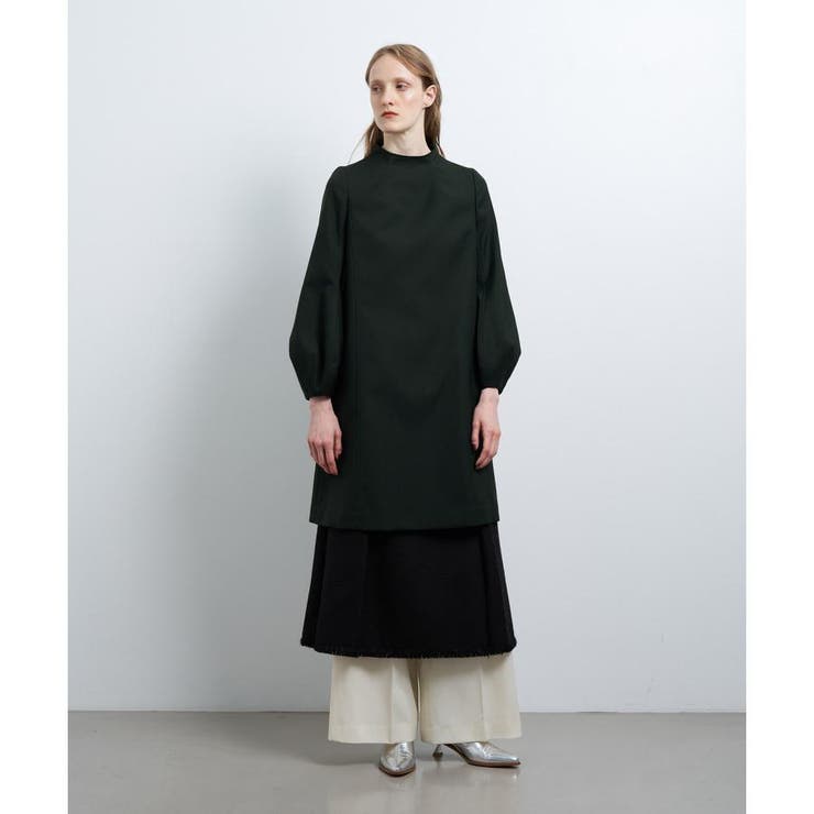 ボトルネックコクーンスリーブワンピース | LANVIN en Bleu | 詳細画像10 