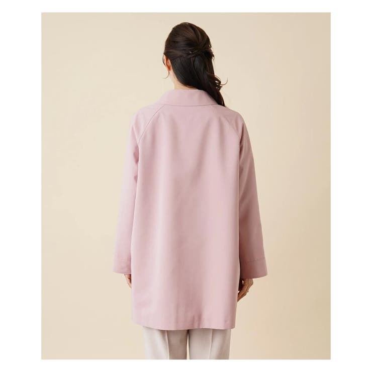 【極美品】Leilian レリアン　スプリングコート　背中メッシュ　ステンカラー レリアン スプリングコート コレクション