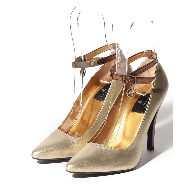 LANVIN ランバン　アンクルストラップパンプス LANVIN ランバン アンクルストラップパンプス