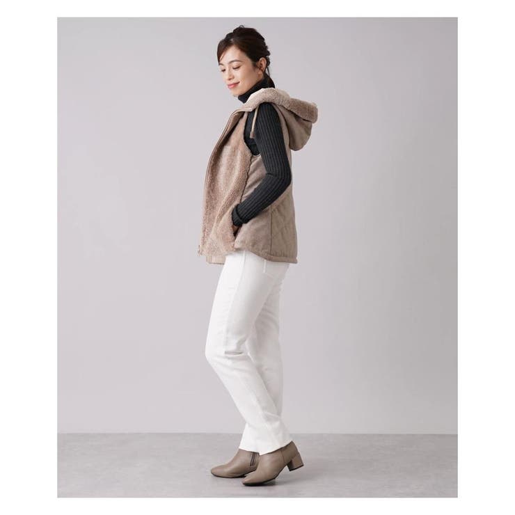 異素材切替フーデッドベスト | Leilian | 詳細画像10