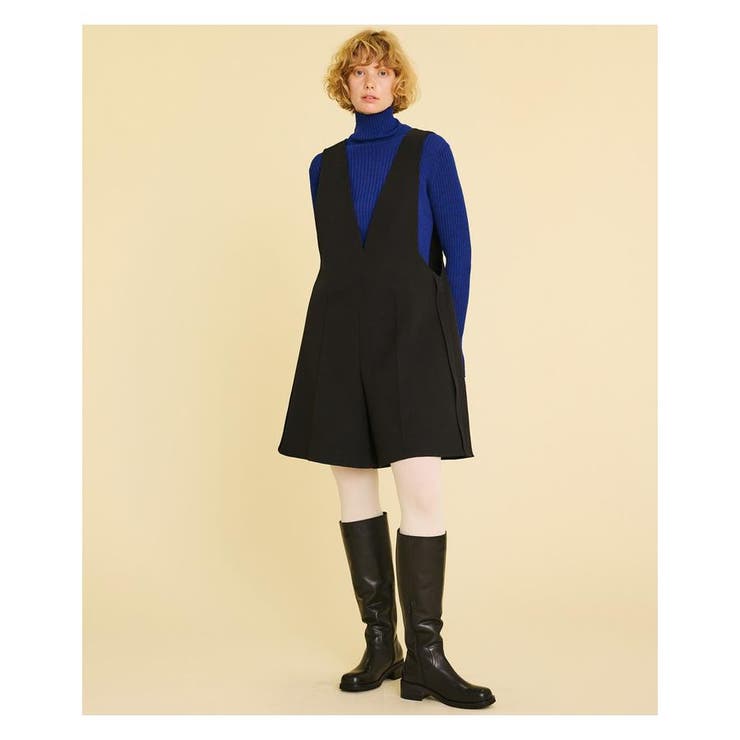 トリプルクロスサロペットハーフパンツ[品番：LAVW0004954]｜LANVIN en 