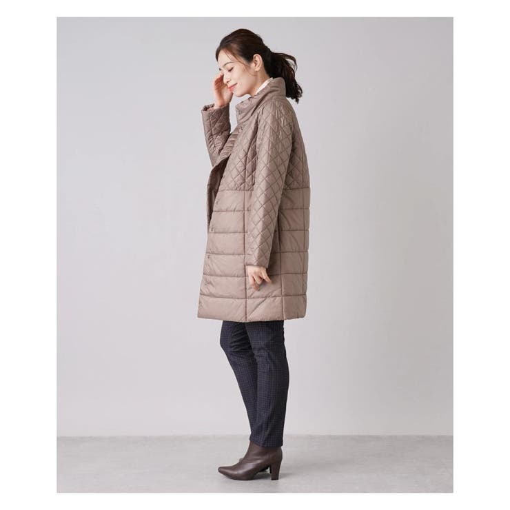 キルティング切替スタンドカラーコ-ト | Leilian | 詳細画像10