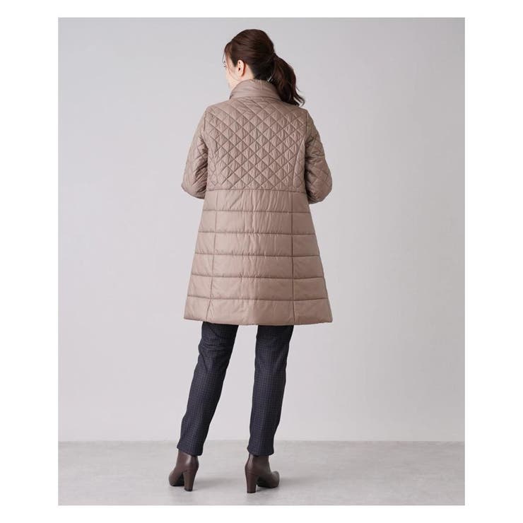 キルティング切替スタンドカラーコ-ト | Leilian | 詳細画像11