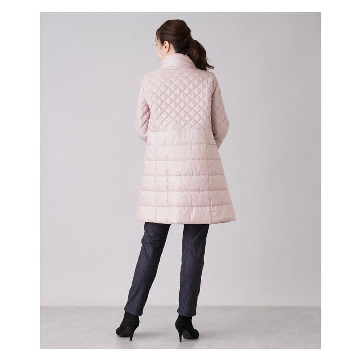 キルティング切替スタンドカラーコ-ト | Leilian | 詳細画像14