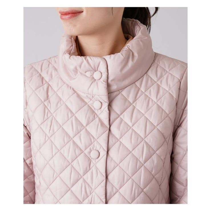 キルティング切替スタンドカラーコ-ト | Leilian | 詳細画像18