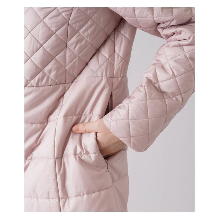 キルティング切替スタンドカラーコ-ト | Leilian | 詳細画像20